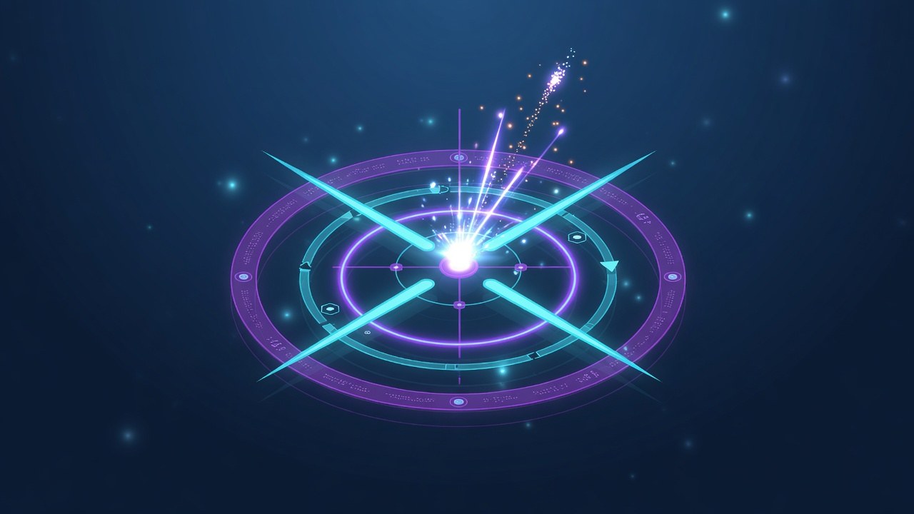 Raydium-style pool rings with sniper timing motif