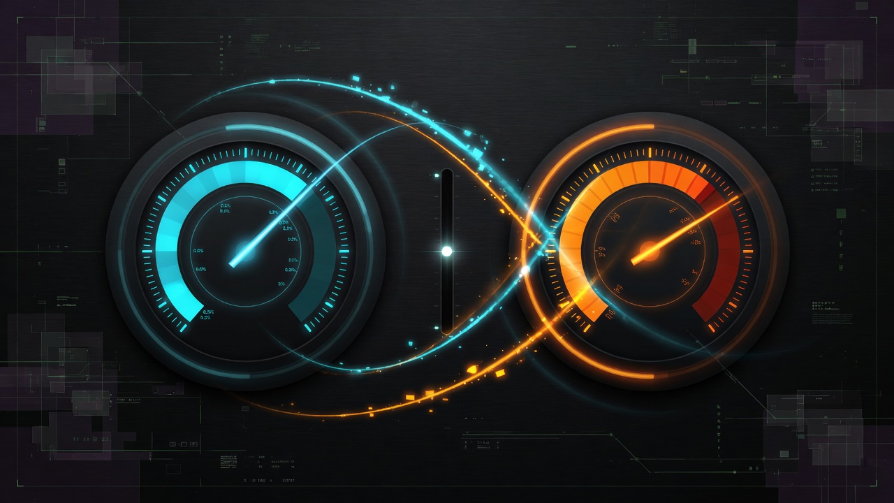 Abstract dials for slippage and priority fee settings on trading bots