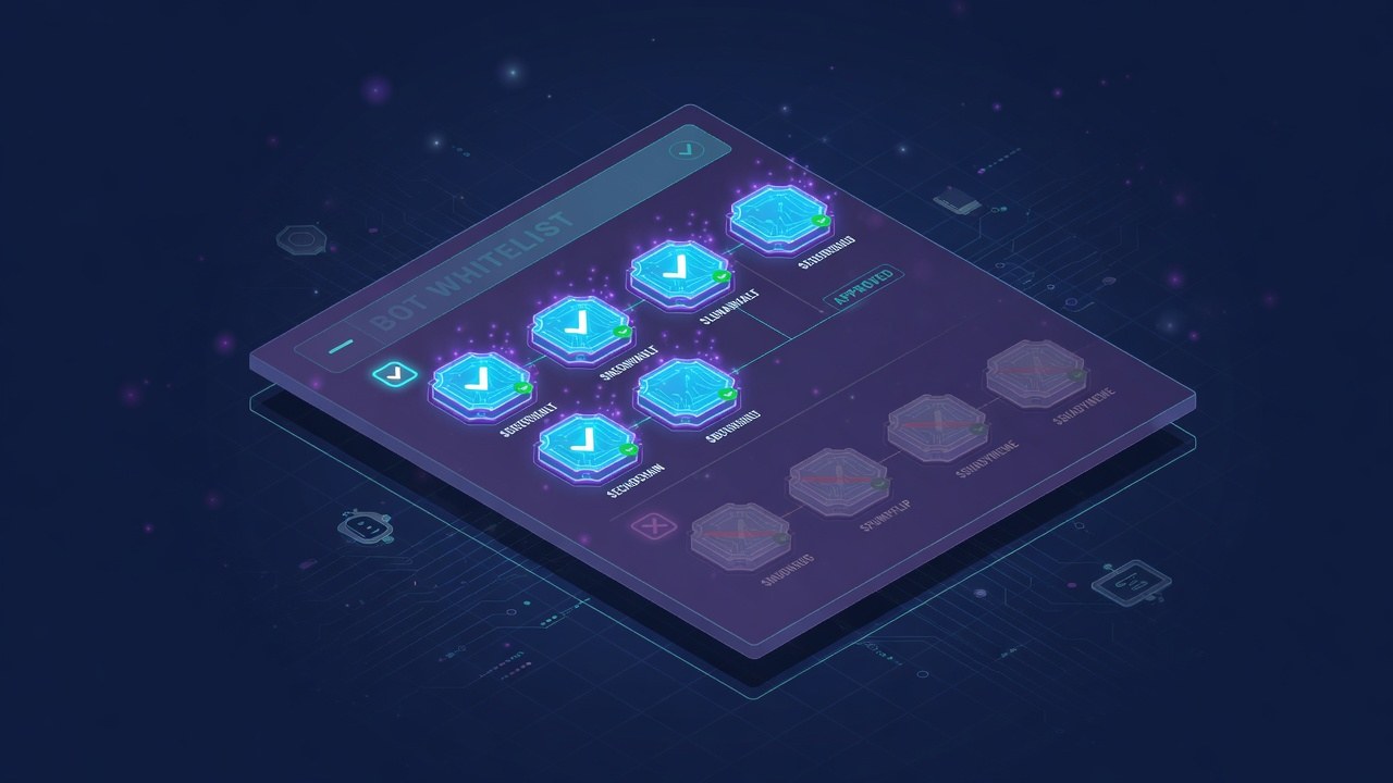 Checklist allowlist tokens abstract motif